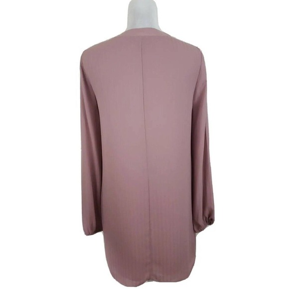 BCBGeneration ~Woman Size XS~ Dusty Pink Long Sleeve Sheath Mini Dress Lined. - Picture 10 of 12